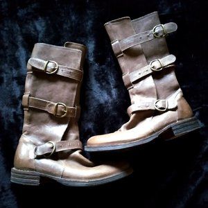 Fiorentini + Baker Brown Eternity 3-Strap Leather Boots